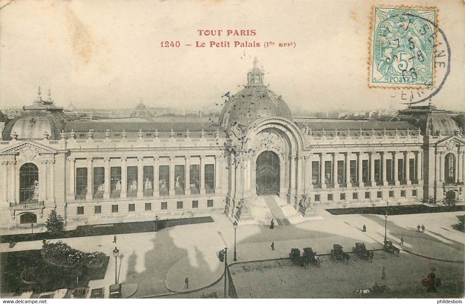 PARIS 01 ARRONDISSEMENT TOUT PARIS  le petit Palais