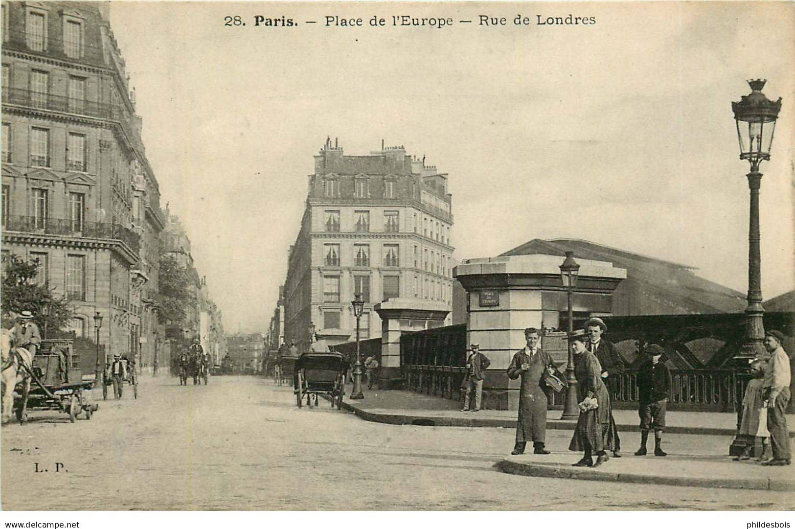 PARIS 08 arrondissement   place de l'europe rue de Londres