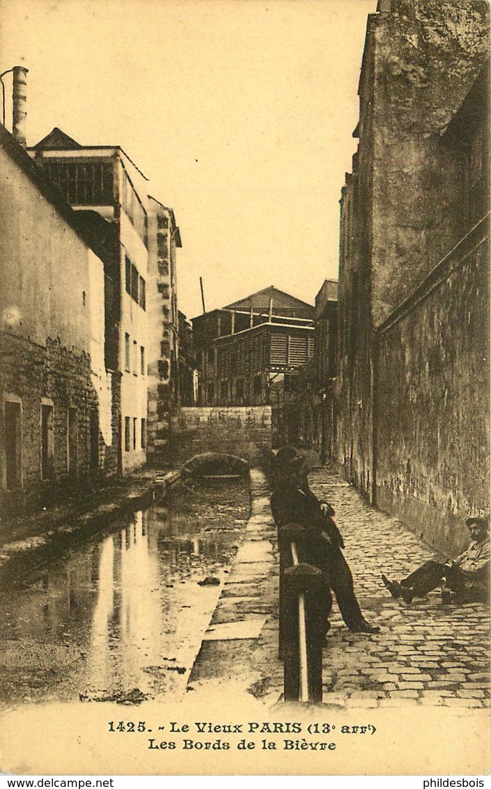 PARIS  13eme  LA BIEVRE  les bords de la bievre