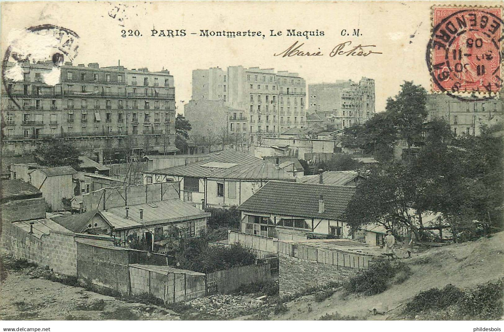 PARIS 18 eme arrondissement  MONTMARTRE  le MAQUIS