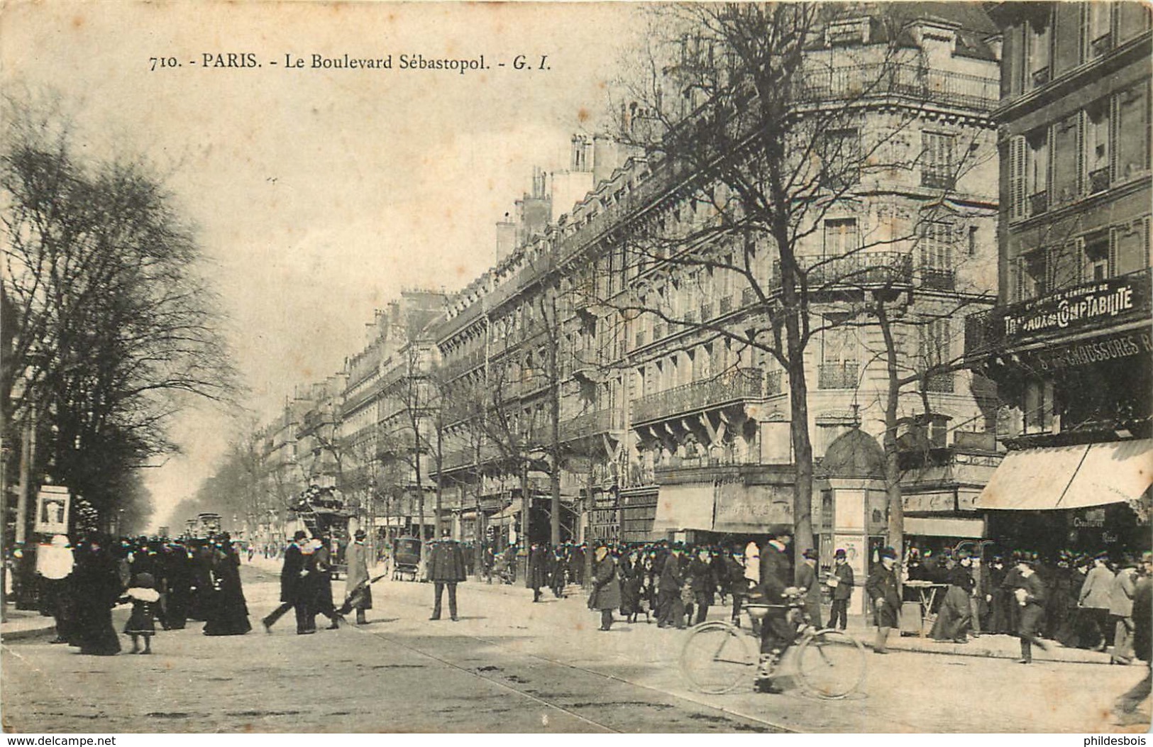 PARIS  1er arrondissement  boulevard sebastopol