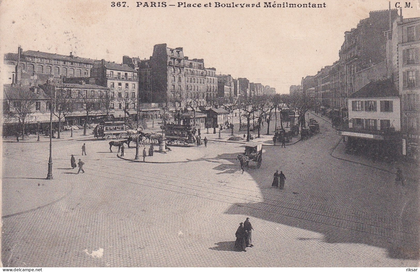 PARIS(20 em ARRONDISSEMENT) METRO