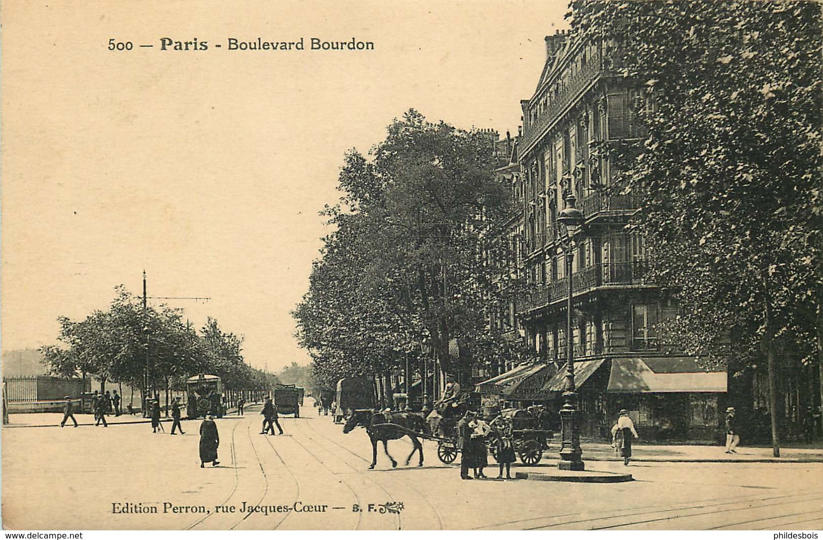 PARIS  4 eme ARRONDISSEMENT   boulevard BOURDON