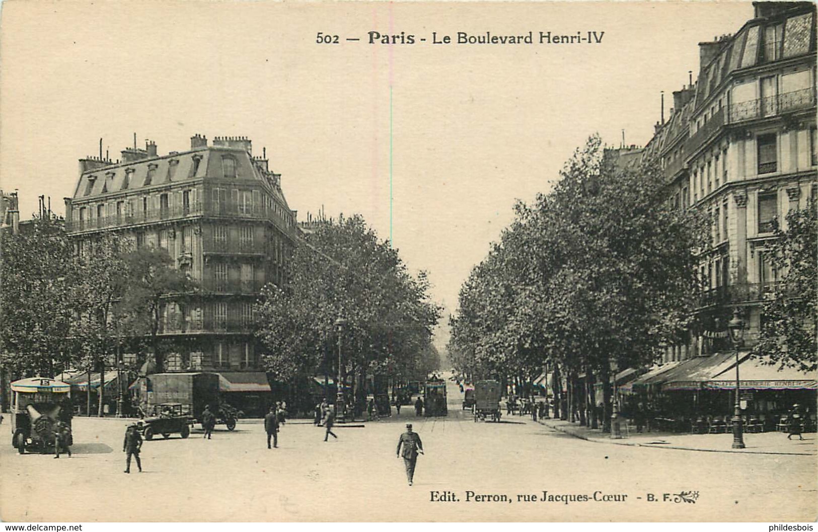 PARIS 4eme arrondissement  boulevard HENRI IV