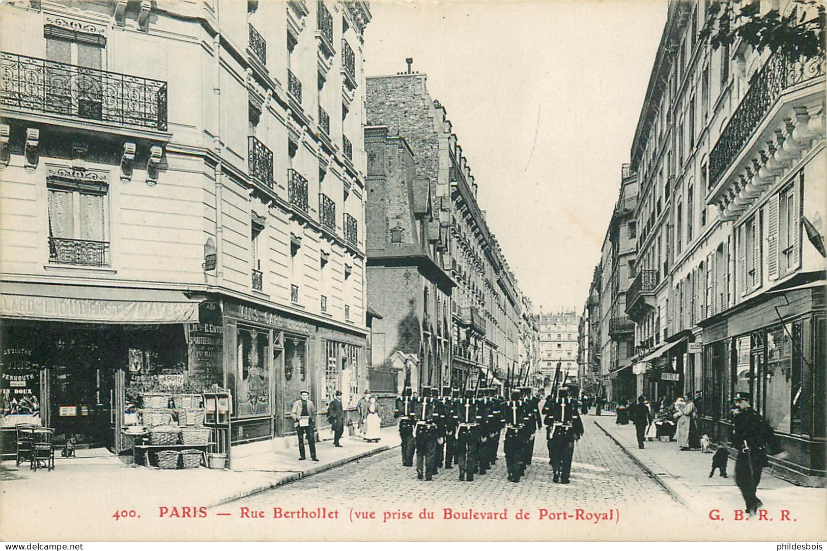 PARIS 5eme arrondissement  rue Berthollet