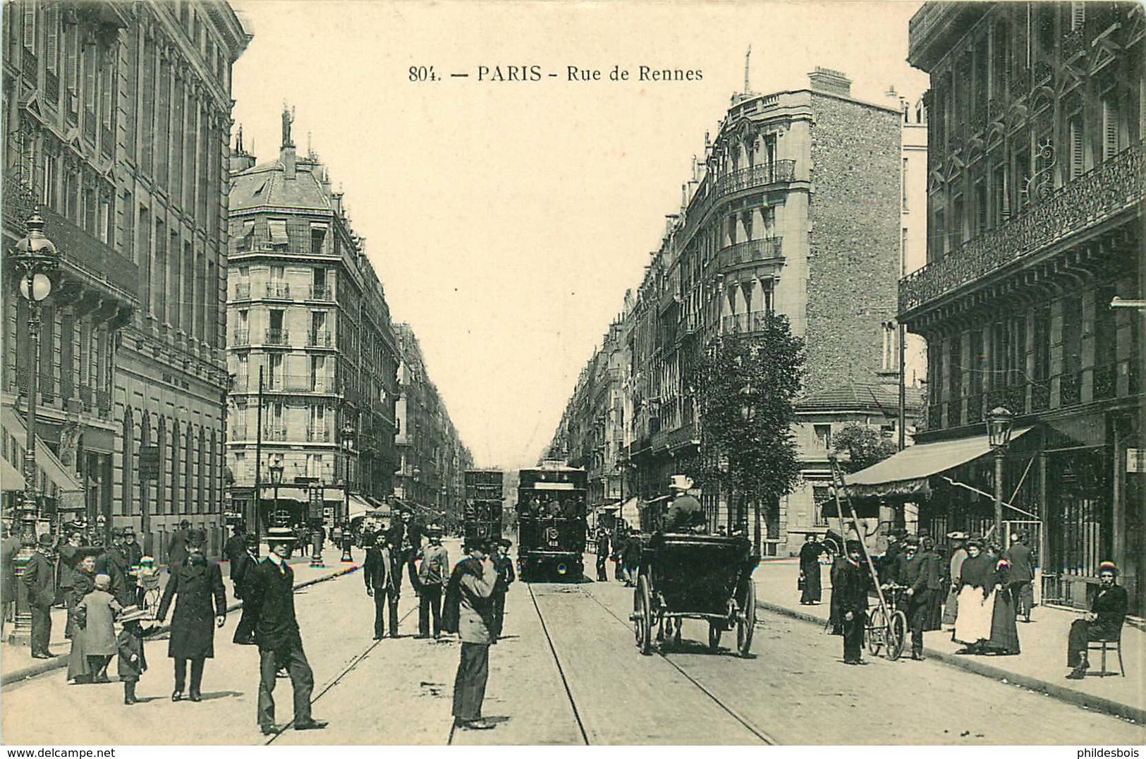 PARIS  6eme arrondissement   rue de Rennes