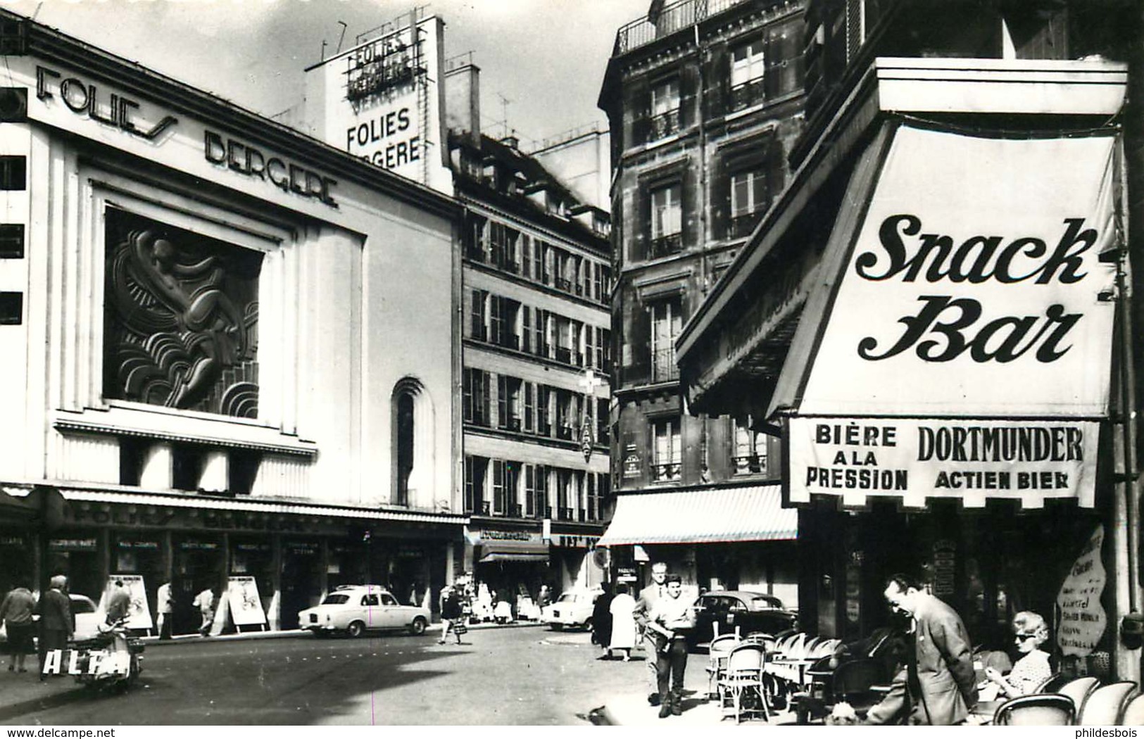 PARIS  9 arrondissement  LES FOLIES BERGERE ( cpsm)