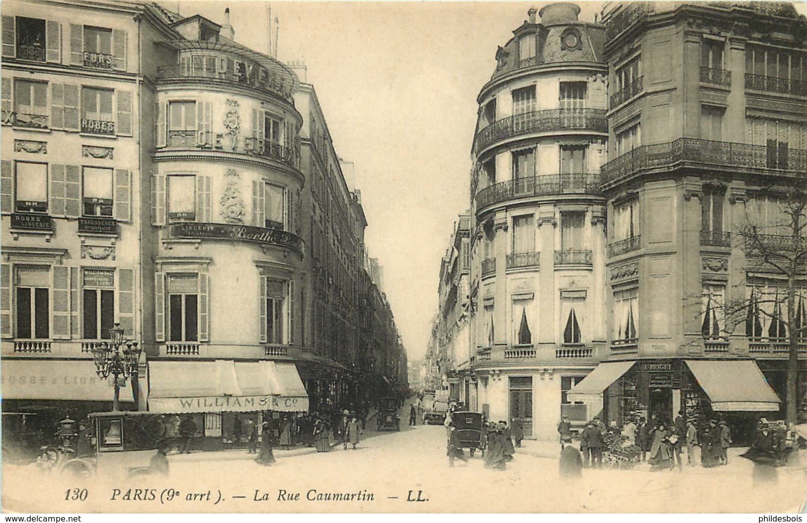 PARIS 9eme arrondissement   la rue caumartin