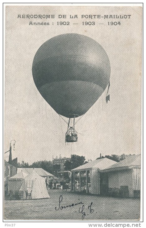 PARIS - Aérodrome Porte Maillot - Ballon Sphérique