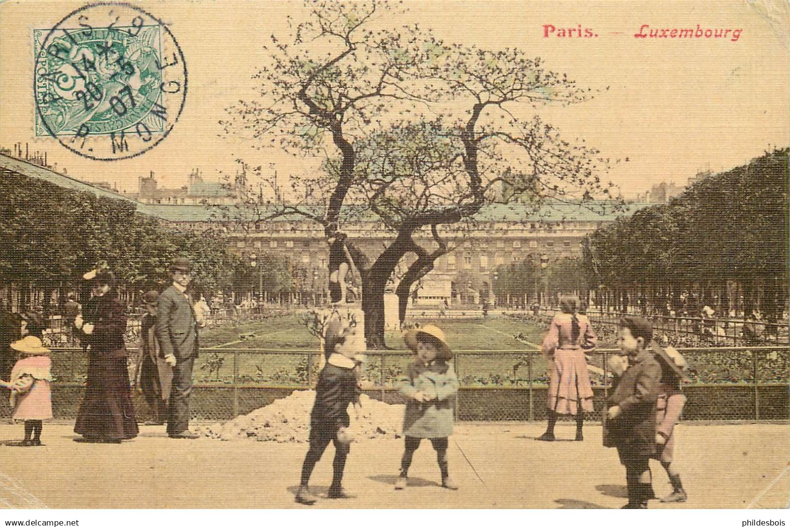 PARIS arrondissement 06  Jardin du Luxembourg  " enfants "