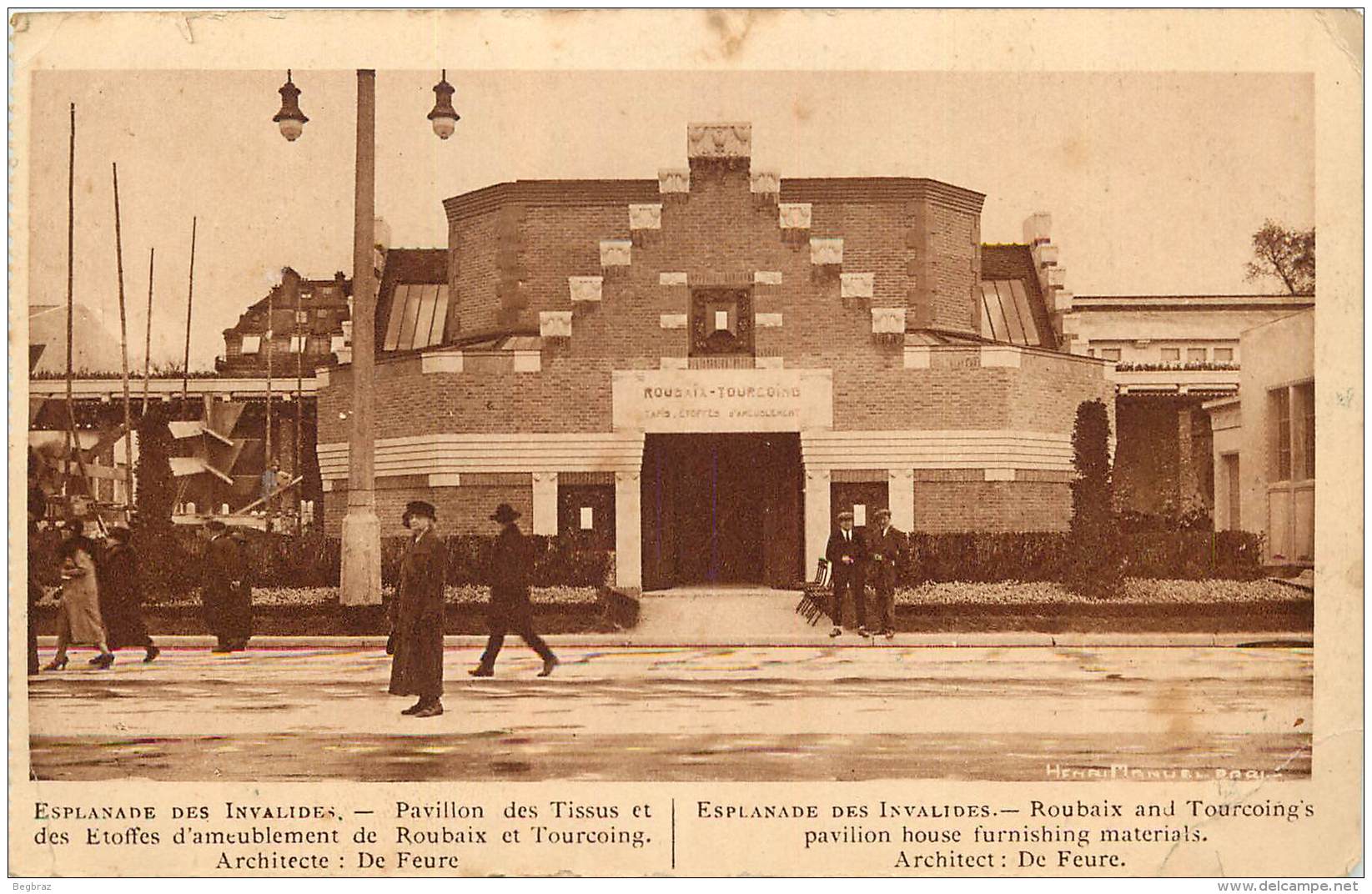 PARIS     EXPOSITIONS    PAVILLON DES TISSUS   ROUBAIX