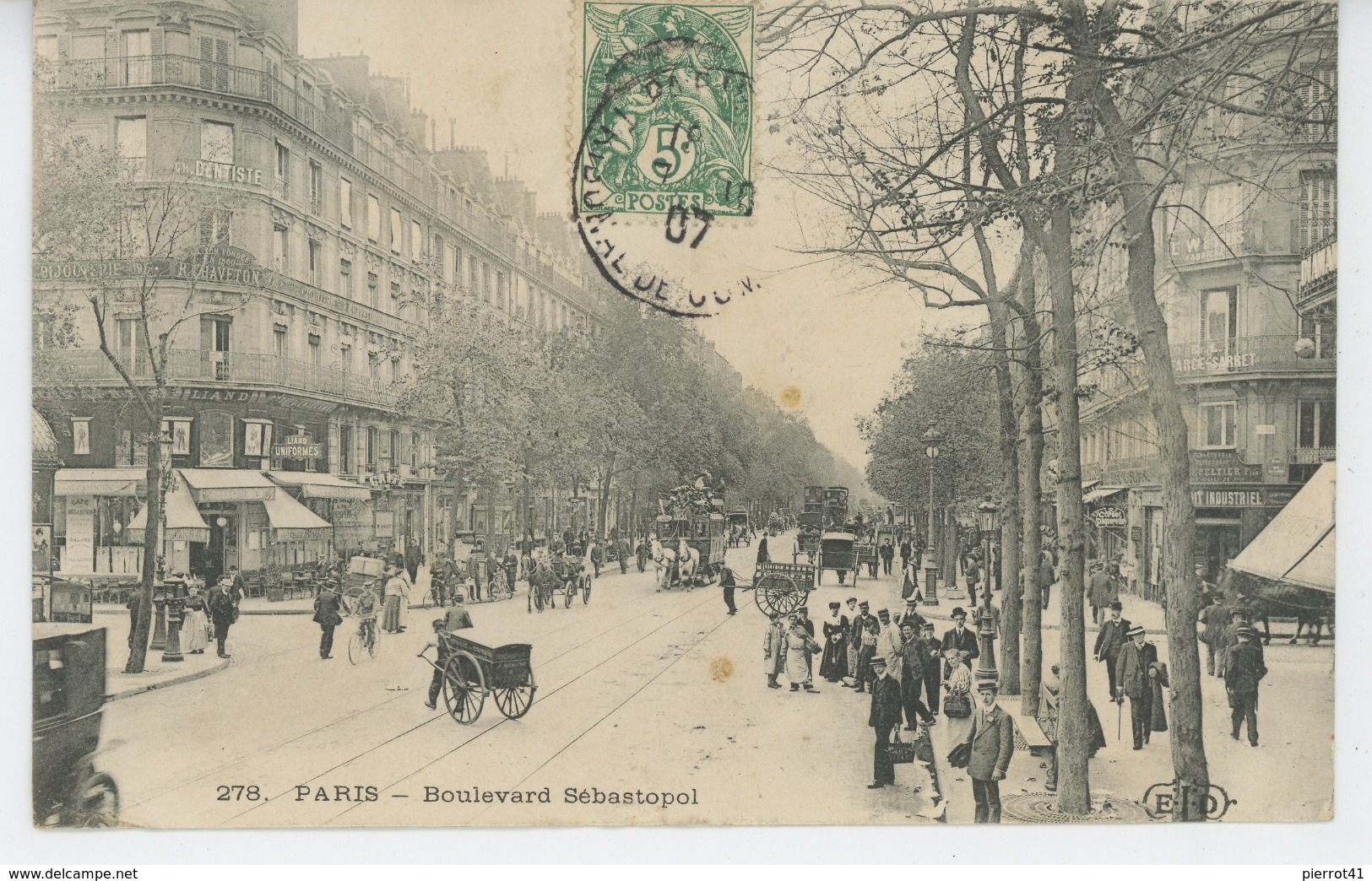 PARIS - IIème arrondissement - Boulevard Sébastopol