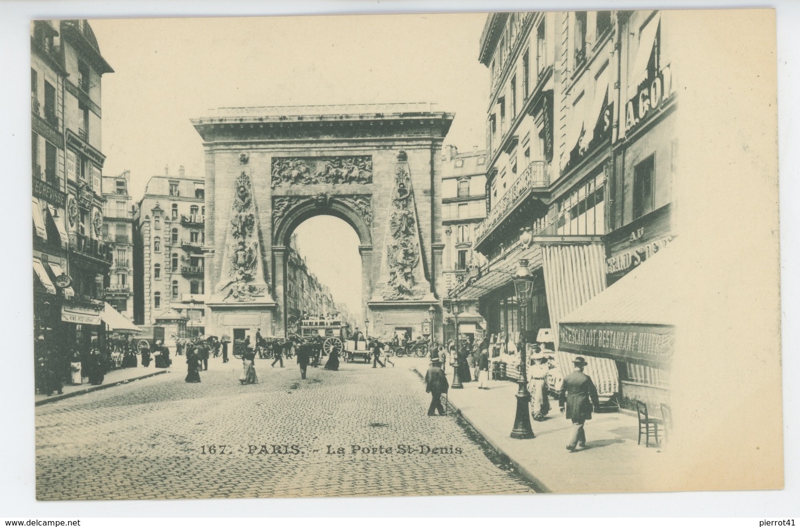 PARIS - IIème arrondissement - La Porte Saint Denis