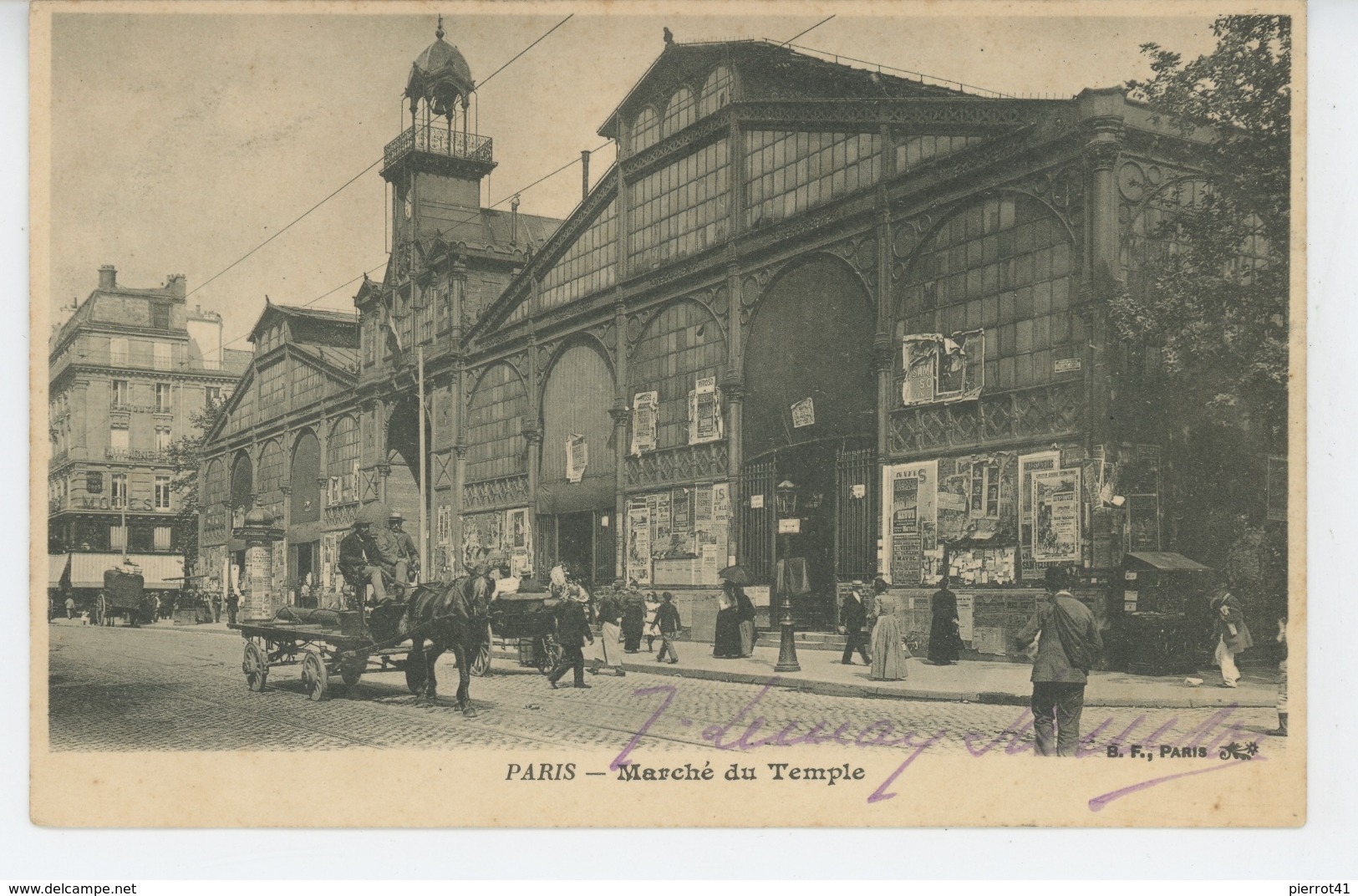 PARIS - IIIème arrondissement - Marché du Temple