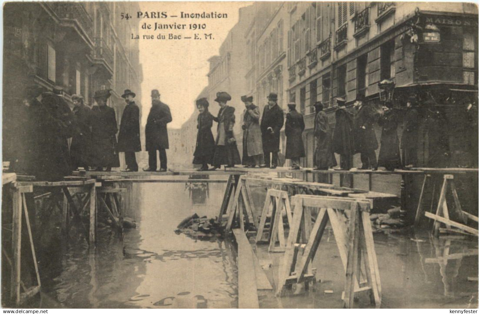 Paris - IInondation de Seine 1910