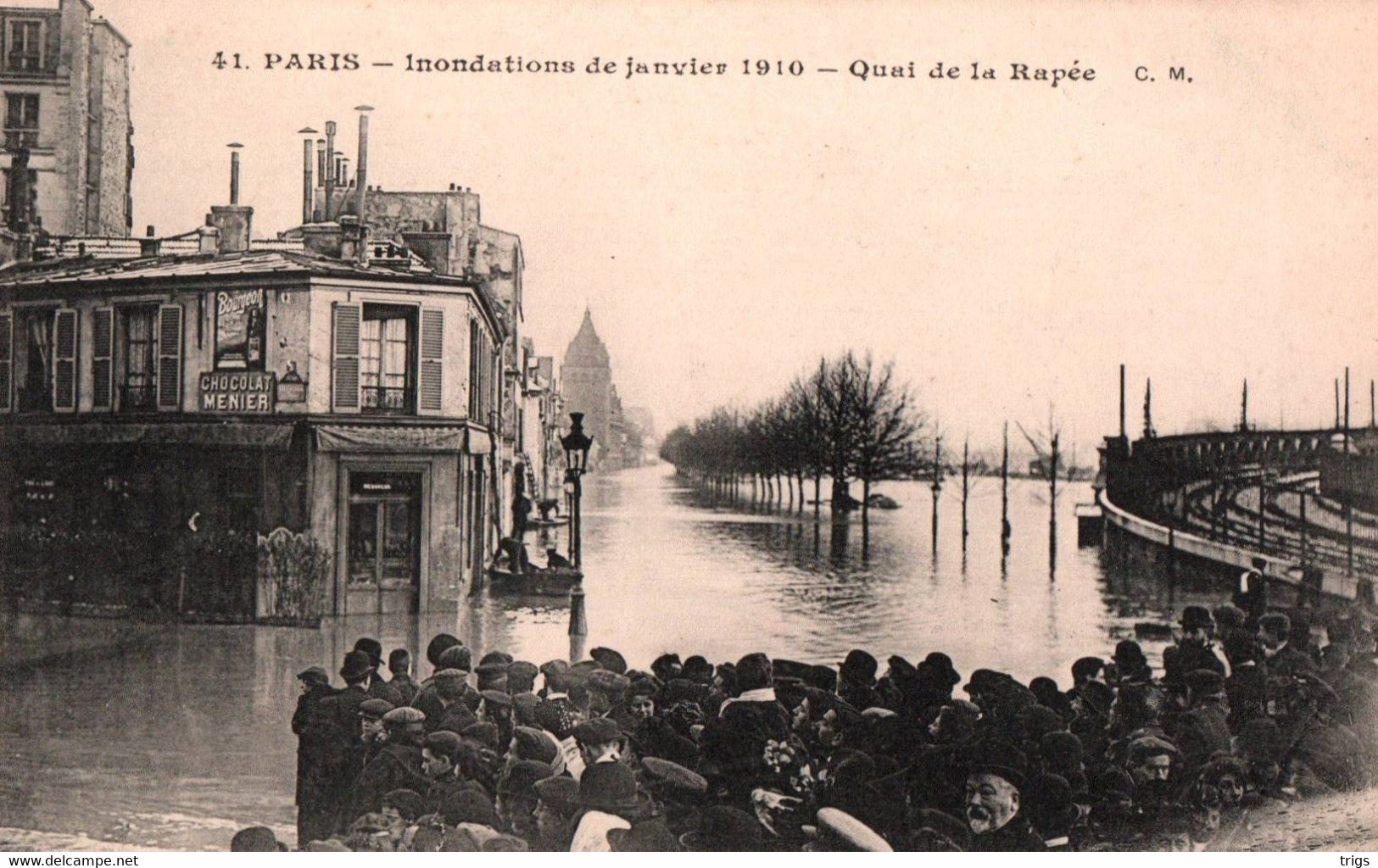 Paris (Inondations de Janvier 1910) - Quai de la Rapée