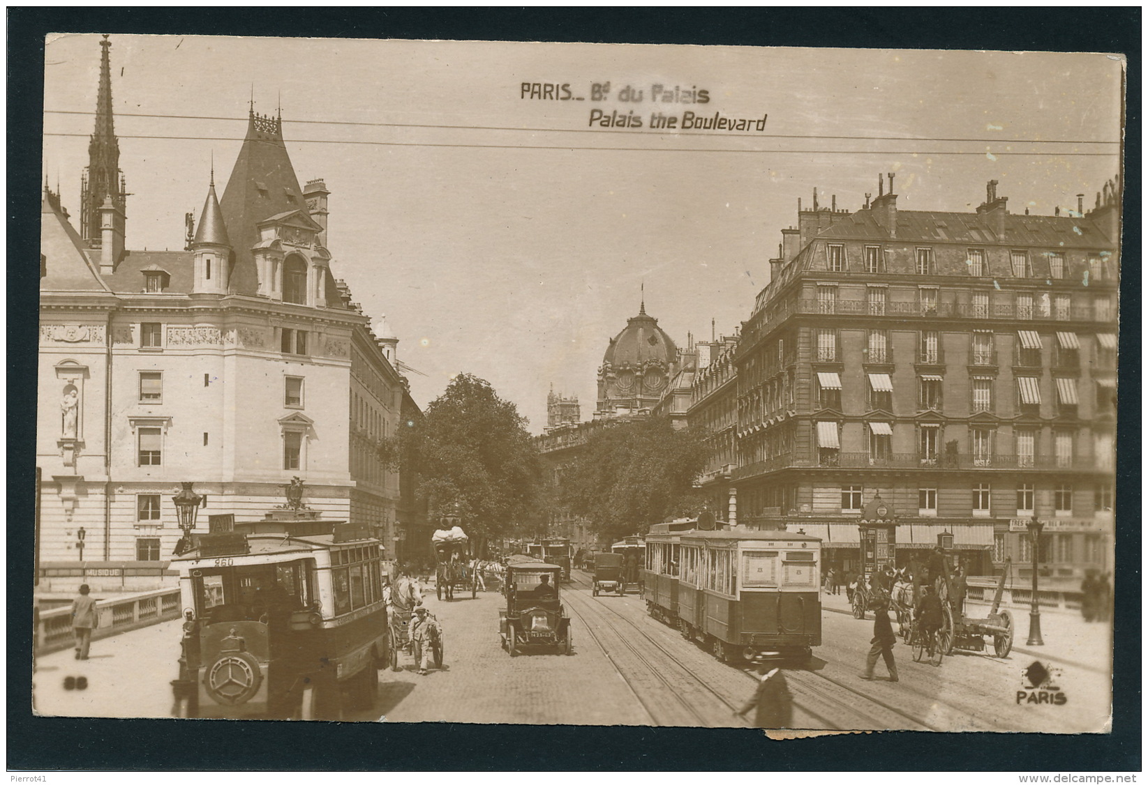 PARIS - IVème arrondissement - Boulevard du Palais (tramway )