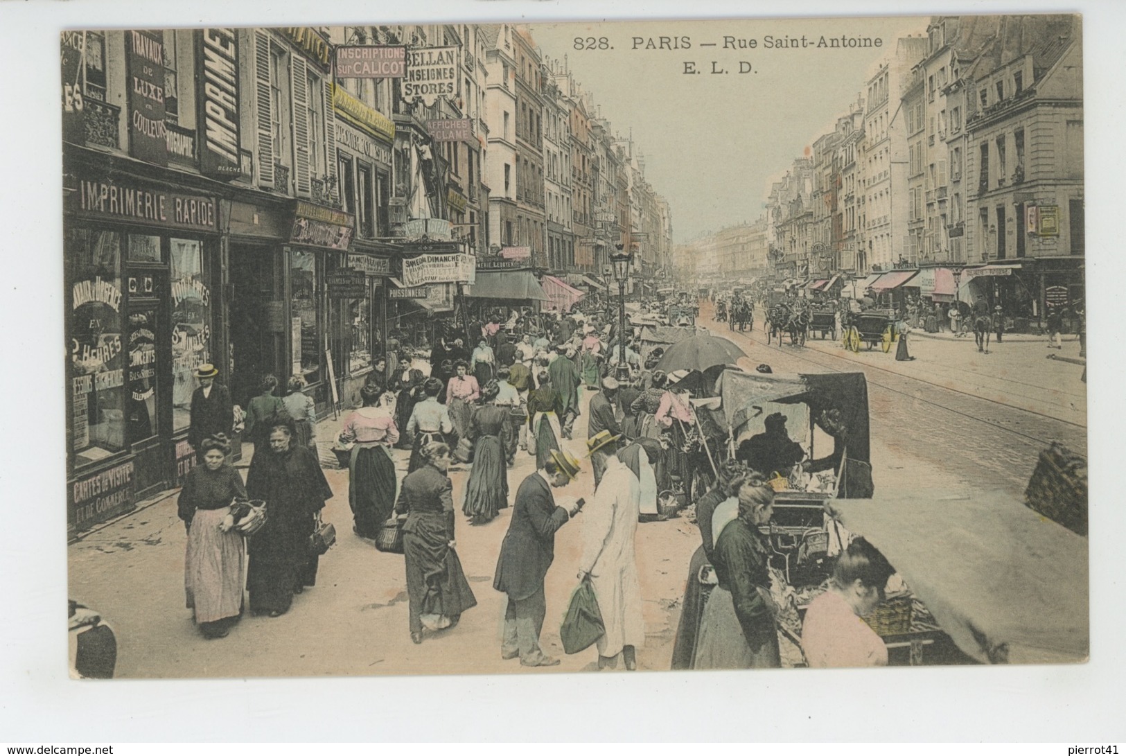 PARIS - IVème arrondissement - Rue Saint Antoine