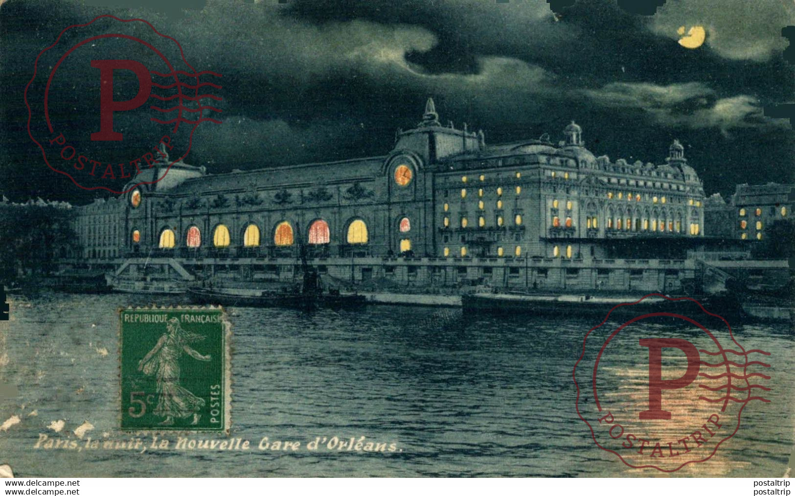 PARIS    LA NUIT LA NOUVELLE GARE D' ORLÉANS    Paris France Frankrijk Francia