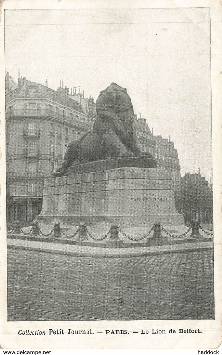 PARIS : LE LION DE BELFORT