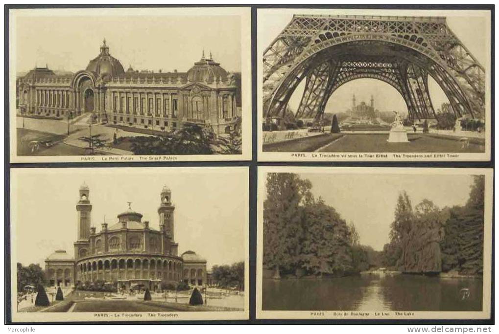 PARIS - LECONTE / LOT DE 7 CARTES POSTALES (ref CP42)