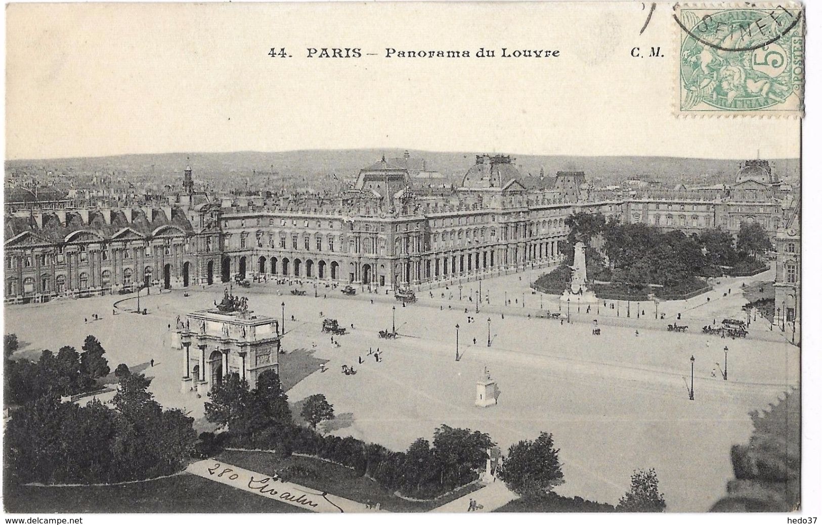 Paris - Panorama du Louvre