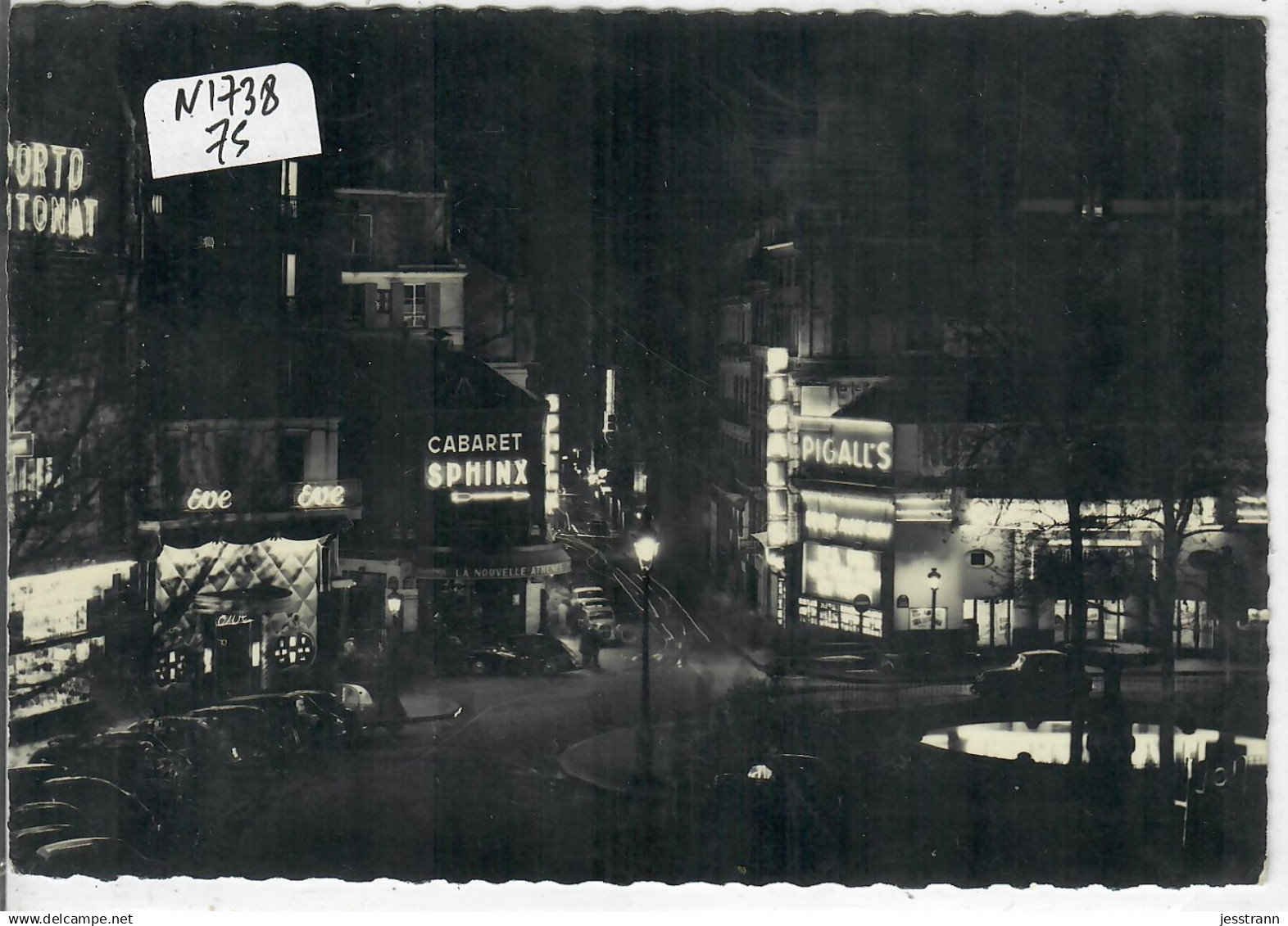 PARIS- PARIS LA NUIT- PLACE PIGALLE- LA NUIT