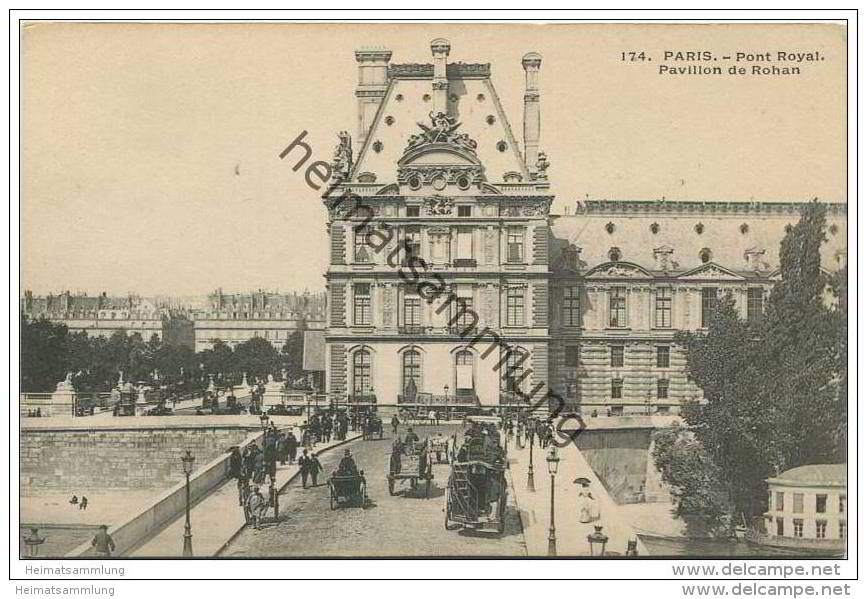 Paris - Pont Royal - Pavillon de Rohan