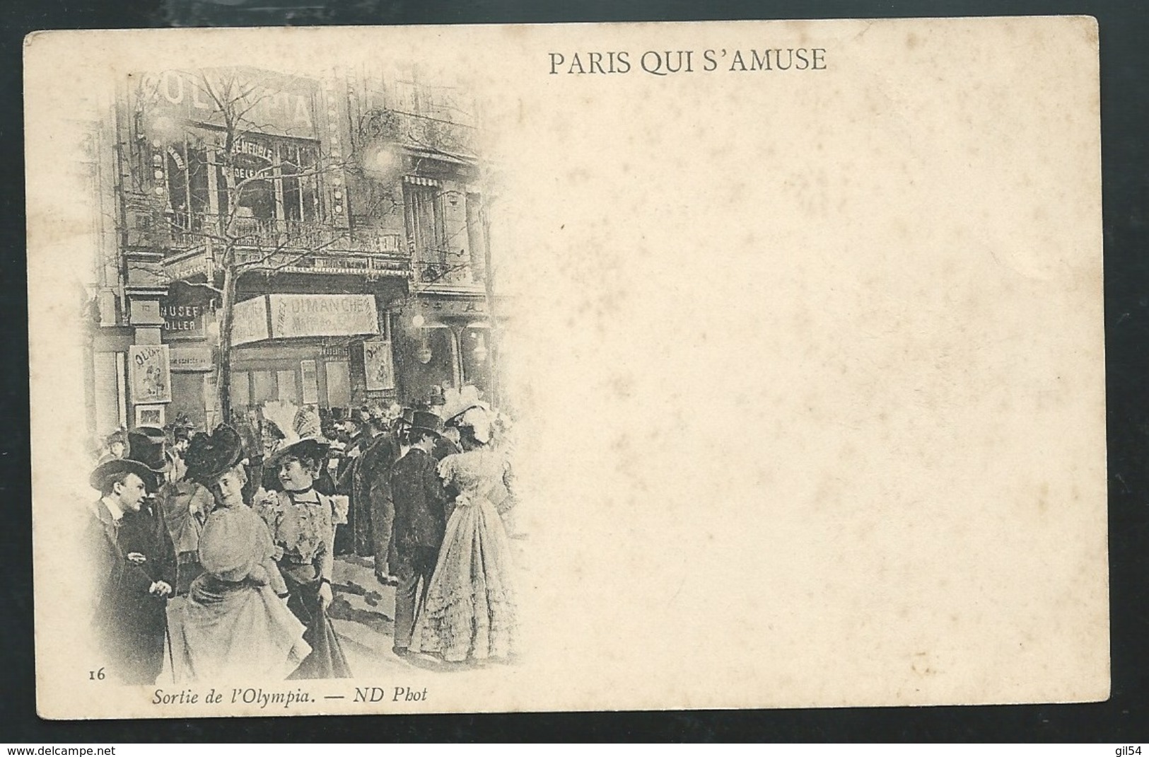 Paris qui s'amuse - sortie de l'Olympia - obf1804