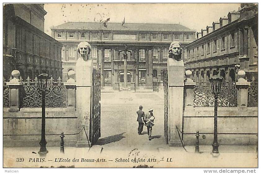 paris - ref B356 -  l ecole des beaux arts - school of fine arts -