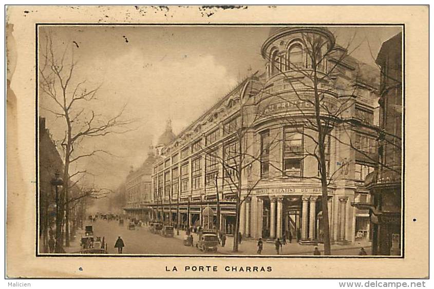 - paris - ref-B446 - la porte charras - 09 e arrondissement - grands magasins du printemps - magasins -