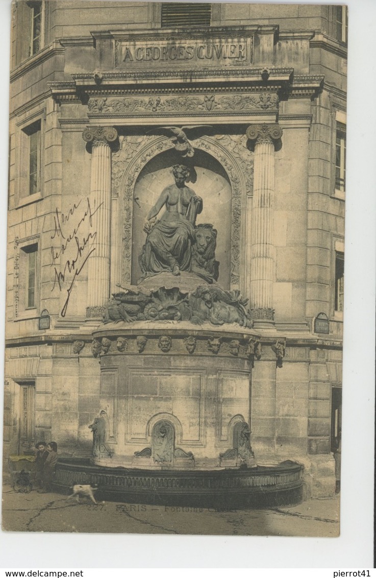 PARIS - Vème arrondissement - Fontaine de Cuvier