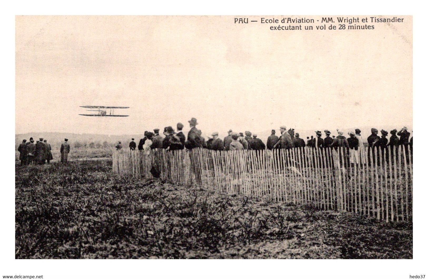 Pau - Ecole d'Aviation - Wright et Tissandier