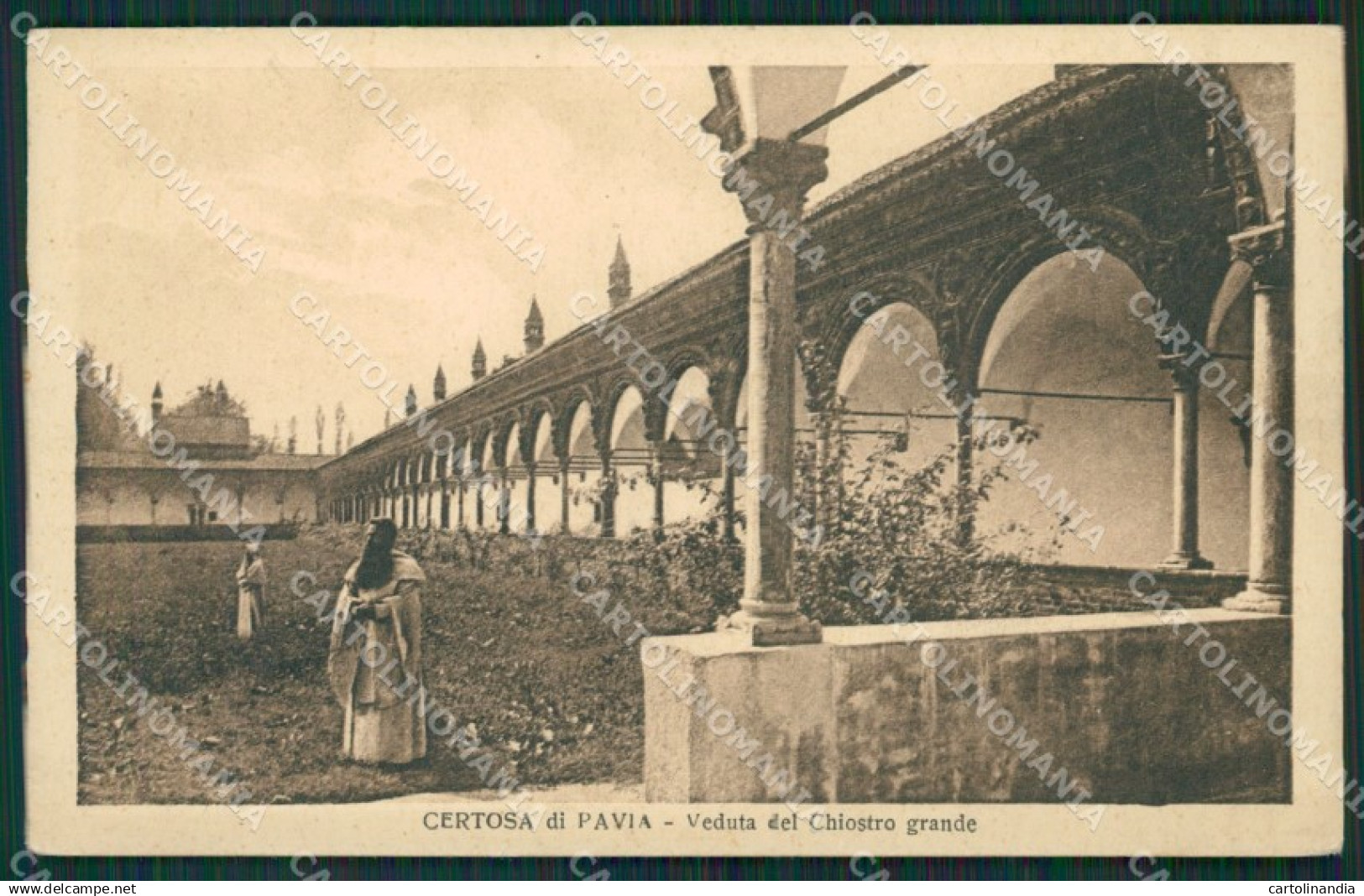 Pavia Certosa di Pavia cartolina KV3719