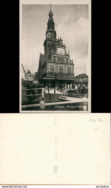 Postkaart Alkmaar Alkmaar, Waaggebouw, Gebäude-Ansicht 1940