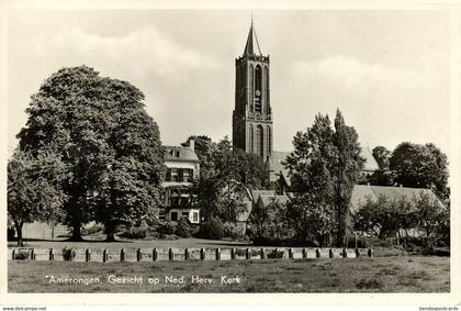 Nederland, AMERONGEN, Gezicht op Ned. Herv. Kerk (1961) Ansichtkaart