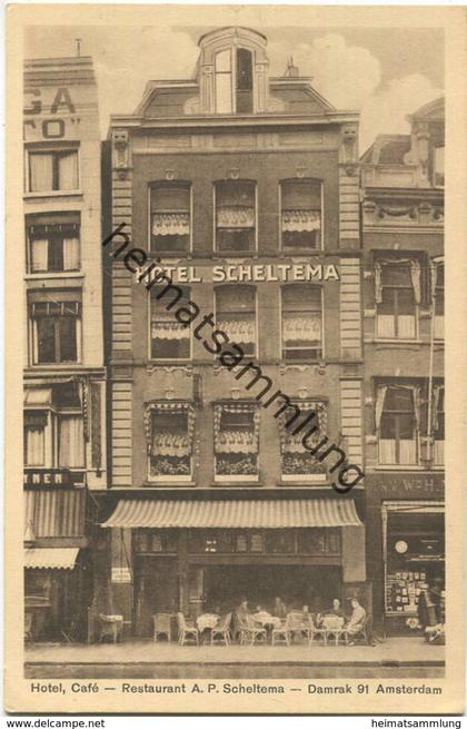 Amsterdam - Restaurant A. P. Scheltema Damrak 91 - Verlag S. Sealtiel Amsterdam