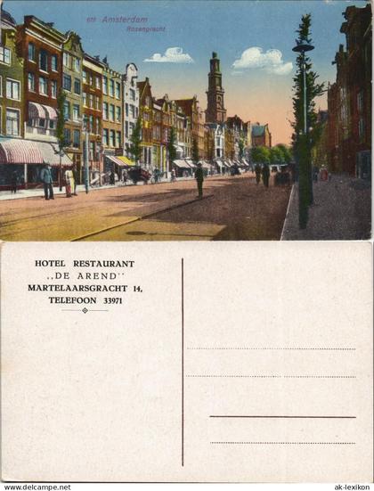 Postkaart Amsterdam Amsterdam Rozengracht 1913