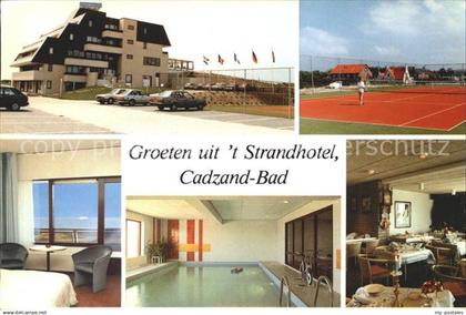 71971098 Cadzand Zeeland Strandhotel Tennis