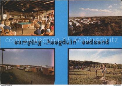 72034033 Cadzand Zeeland Camping Hoogduin Gesamtansicht Spielzimmer Park