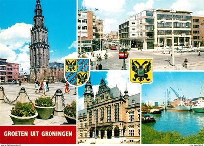 73079166 Groningen Rathaus Hafen Groningen