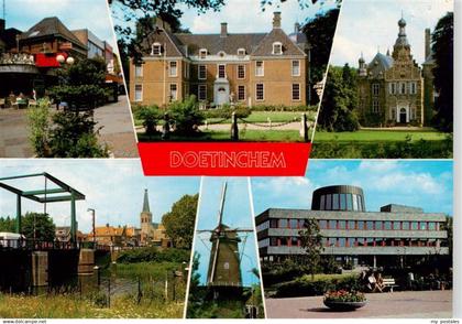 Doetinchem NL Schloss Ziehbruecke Windmuehle Stadthalle