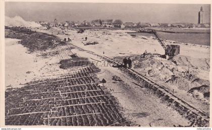 NETHERLANDS - Middelburg - Overzicht stand werk te Westkapelle 1945 Echte Foto