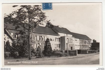 Bloemendaal, Provinciaal Elektriciteitsbedrijf van Noord-Holland old postcard airmail travelled 1955 b170605