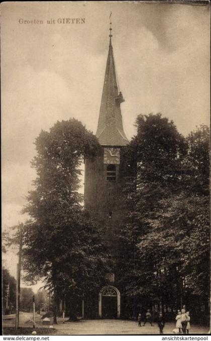 CPA Gieten Drenthe Niederlande, Kerk