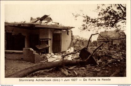 CPA Achterhoek Gelderland, Stormramp 1927, de Ruine te Neede