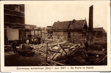 CPA Achterhoek Gelderland, Stormramp 1927, de Ruine te Neede