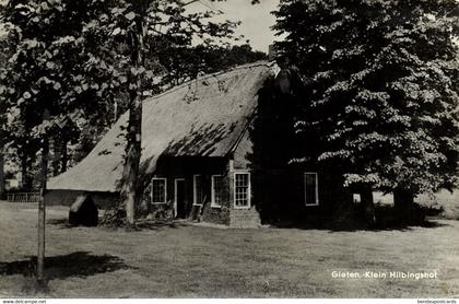 Nederland, GIETEN, Klein Hilbingshof (1950s) Ansichtkaart