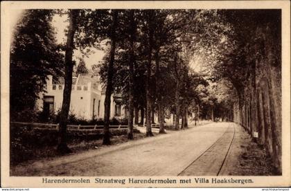 CPA Harendermolen Groningen Niederlande, Straatweg, Villa Haaksbergen