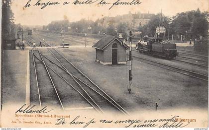 HILVERSUM - Spoorbaan (Station-Hilversum) - Railway Station - Uit. J. G. Stemler.